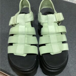 UGG Green Strappy Sandals 9